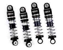 NEXX Racing Losi? Micro-B Pre-Assembled Aluminum Oil-Filled Shocks (Black) (4)