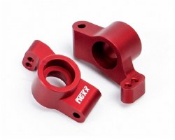NEXX Racing Losi? Micro-B Aluminum Rear Hubs (Red) (2)