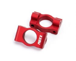 NEXX Racing Losi? Micro-B Aluminum Caster Blocks (Red) (2)