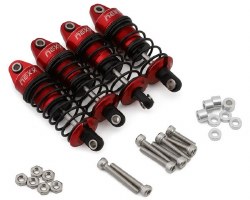 NEXX Racing MST RMX 2.5 56mm Aluminum Oil-Filled Threaded Shocks (Red) (4)
