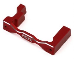 NEXX Racing Losi Micro-B Aluminum Servo Mount (Red) (AGF RC A06CLS Servo)
