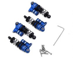 NEXX Racing Losi� Micro-B Aluminum Oil-Filled Threaded Reservoir Shocks (Blue)