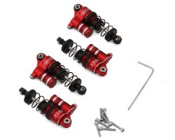 NEXX Racing Losi� Micro-B Aluminum Oil-Filled Threaded Reservoir Shocks (Red)