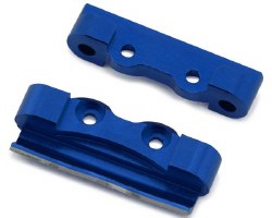NEXX Racing Losi� Micro-B Aluminum Rear Hinge Pin Mount Set (Blue)