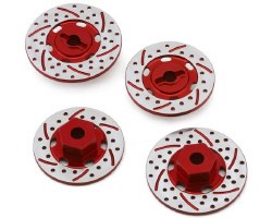 NEXX Racing 12mm Aluminum Brake Rotor Hex Hubs for Traxxas� 4-Tec� (Red) (4)