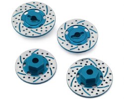 NEXX Racing 12mm Aluminum Brake Rotor Hex Hubs for Traxxas� 4-Tec� (Turquoise)