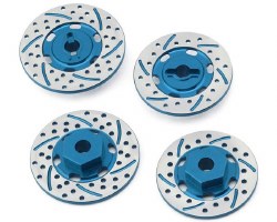 NEXX Racing 12mm Aluminum Brake Rotor Hex Hubs for Traxxas� 4-Tec� (Turquoise)