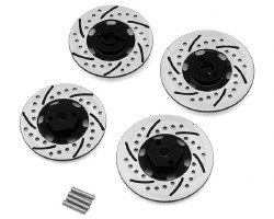 NEXX Racing MST FRX/RMX 2.5 Aluminum Disc Brake Hex Hub Set (Black) (4) (12mm)