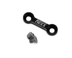 NEXX Racing Losi� Micro-B/Micro-T Aluminum Rear Wing Mount Button (Black)