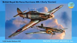 Pacific Coast model 1/32 Hurricane Mk.I early type JAPAN RARE