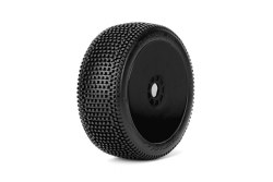 Block In 1/8 Buggy Mounted Tires Black Wheels (2) Ultra Soft