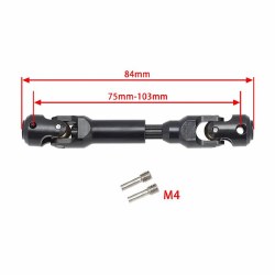 Universal Spline Drive Shaft CVD 75-103mm (1) TRX-4 Wraith SCX10