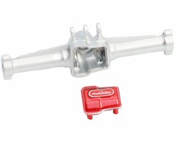 Aluminum Rear Axle Housing Silver TRX-4M