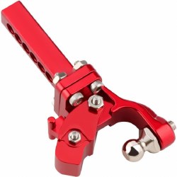 "Rescue Tow Trailer Hook Hitch, Red, 1/10 Crawler"