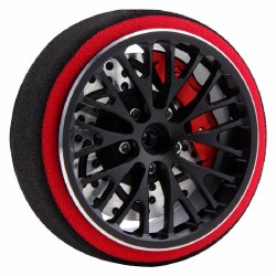 Metal Steering Transmitter Wheel Black FOR Traxxas TQI Radio