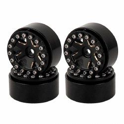 1.0 Z2 Brass Beadlock Crawler Wheels, 1/24 Axial SCX24 Jeep