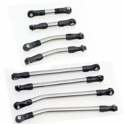 8PC Stainless Steel High Clearance Links Set, For Traxxas TRX-4M