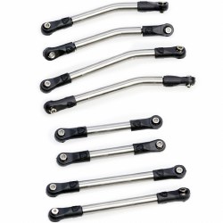 8pc Stainless Steel High Clearance Links Set, Axial SCX24 Gladiator
