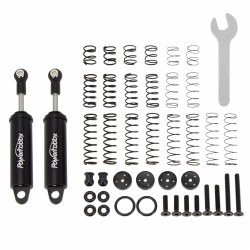 80mm Promatics Two Stage Internal Spring Shocks, Black, 2 Shocks