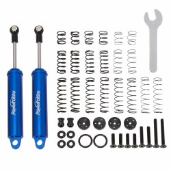 110mm Promatics Two Stage Internal Spring Shocks, Blue, 2 Shocks