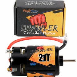 550 Size 21T Brushed Motor, w/Reverse Rotation, for Traxxas TRX-4