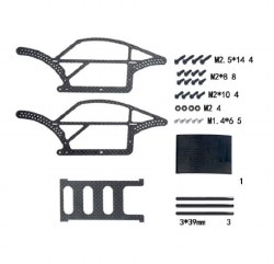 Carbon Fiber Chassis Frame Kit for 1/18 Traxxas TRX-4M