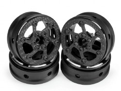 1.9 Carbon Fiber Lightweight Beadlock Wheels A, 1/10 Rock Crawler