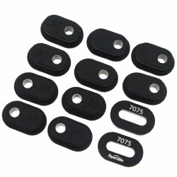 7075 Aluminum Chain Tension Adjuster Set, Black, Losi Promoto MX