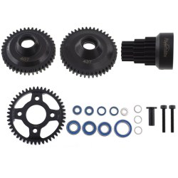 "Steel 2 Speed 3 Speed Gear Set w/ Clutch Bell, Kyosho Mad Force Kruiser"