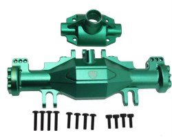 Aluminum Front or Rear Axle Housing Set, Green, for Losi Mini LMT