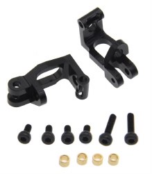 Aluminum Front C-Hub, Black, for Kyosho Mini-Z MB-010