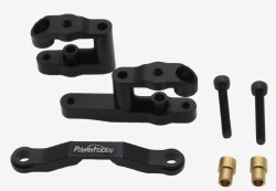 Aluminum Steering Set, Black, for Arrma Grom