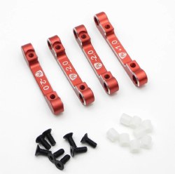Aluminum Suspension Mount Set (+1.0/-2.0) Red, for MST RMX 2.5