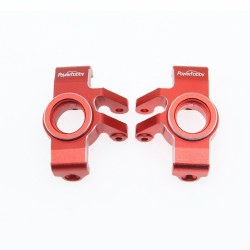 Aluminum Steering Knuckles, Red, for Arrma Mojave Grom