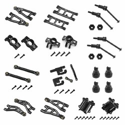 Aluminum Upgrade Conversion Kit, Black, for Arrma Mojave Grom