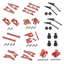 Aluminum Upgrade Conversion Kit, Red, for Arrma Mojave Grom