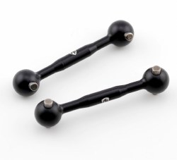 Aluminum Front / Rear Drive Shaft, Black, for Kyosho Fazer Mk2