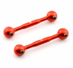 Aluminum Front / Rear Drive Shaft, Red, for Kyosho Fazer Mk2