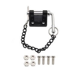 Adjustable Drop Hitch Black, for 1/10 Rock Crawlers