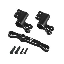 7075 Aluminum Steering / Bellcrank Black, for Traxxas Mini Maxx