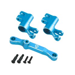 7075 Aluminum Steering / Bellcrank Blue, for Traxxas Mini Maxx