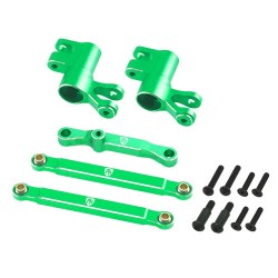 7075 Aluminum Steering / Bellcrank Set Green, for Traxxas Mini Maxx