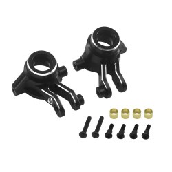7075 Aluminum Front Hub / Knuckle Arms Black, for Traxxas Mini Maxx