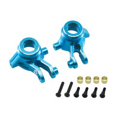 7075 Aluminum Front Hub / Knuckle Arms Blue, for Traxxas Mini Maxx