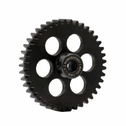 Hardened Steel 42 Tooth Mod1 5mm Pinion Gear with 2 Grub Screws