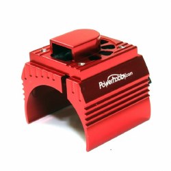 Aluminum Motor Heatsink Cooling Fan 1/10 540 / 550 Size Motor Red