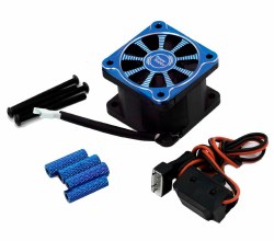 Twister Castle Mamba XLX ESC High Speed Aluminum Cooling Fan - Blue