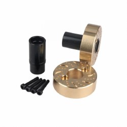 Axial RBX10 RYFT Aluminum Rear Lock Out w/ Brass Counter Weight 102g
