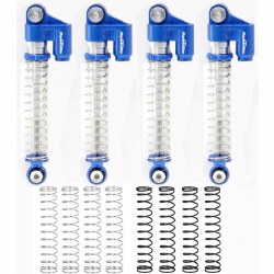 Axial SCX24 Aluminum Threaded Long Travel Shocks Micro Crawler Blue