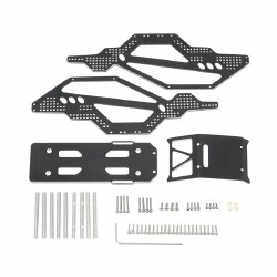 Aluminium Rock Racer Conversion Chassis Kit, Black, fits Axial 1/24 SCX24